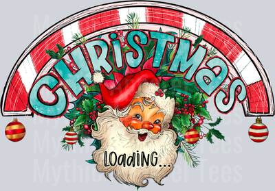 Christmas Loading Santa with Loading Bar