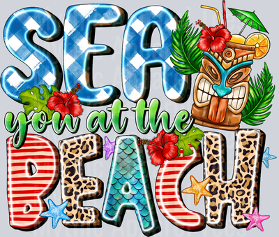 Sea You At The Beach Drinking Summer