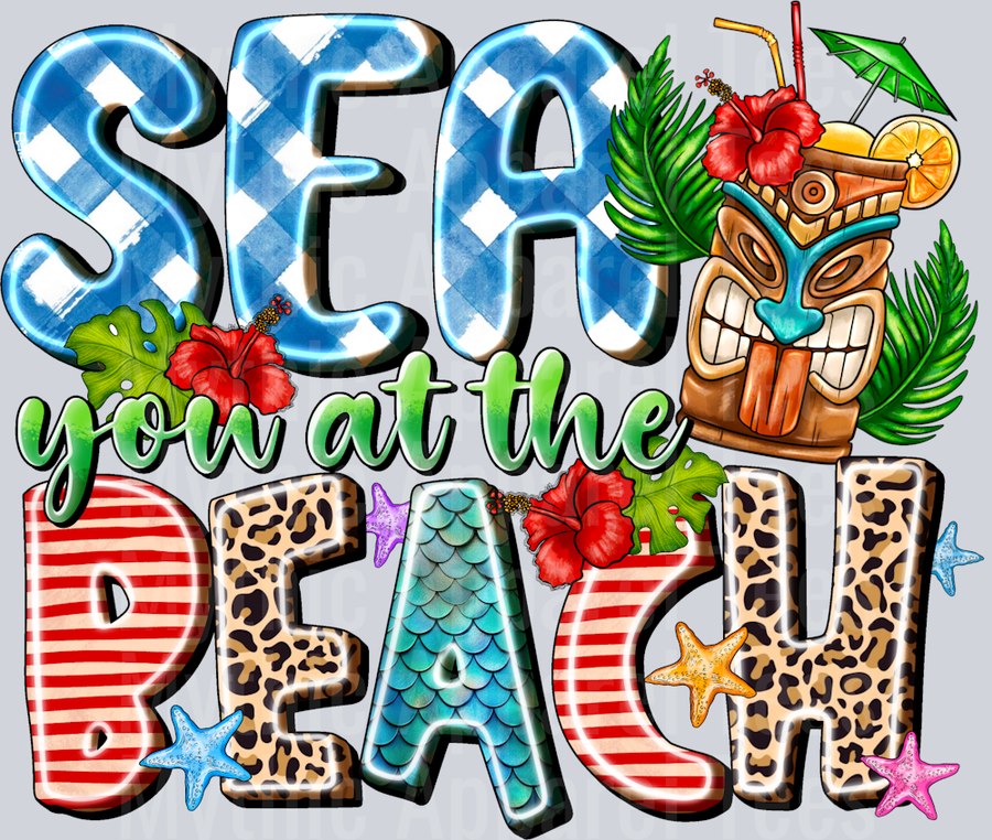 Sea You At The Beach Drinking Summer