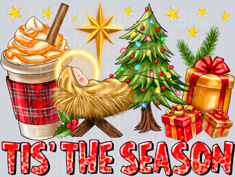 Tis The Season Jesus Baby Christmas