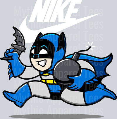 BATMAN with bomb JUST DO IT DTF Nike Transfers