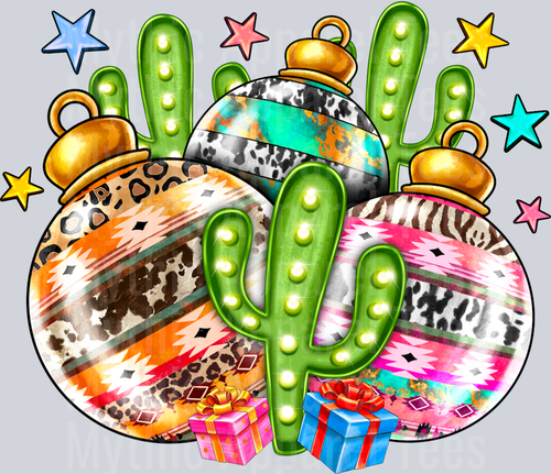 Western Christmas ornament