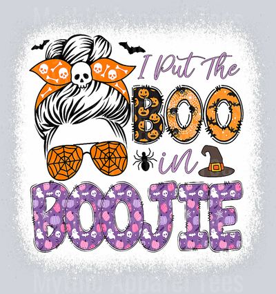 I Put Boo In Boujie Funny Halloween Costume Boujee Boo T-Shirt (1)