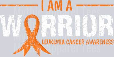 I Am A Warrior Leukemia Awareness Happy Ribbon Graphic T-Shirt