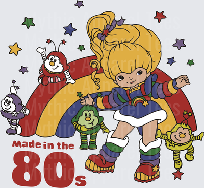 Strawberry Shortcake Rainbow Brite Made in the 80s with Color Kids and Rainbow