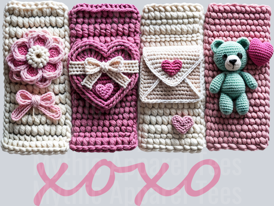 XOXO Faux Yarn Valentines Day