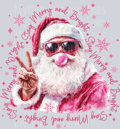 Santa Christmas Blowing Bubble