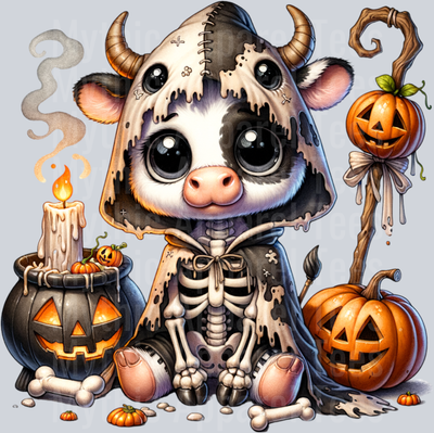 Spooky Highland Cow
