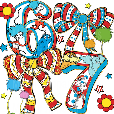 Dr Suess DTF Transfer