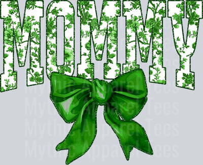 Green Toile Mommy