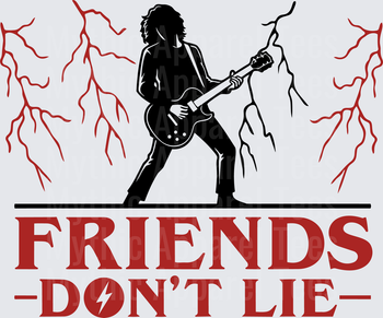 Stranger Things Eddie Munson Guitar Solo Friends Don't Lie