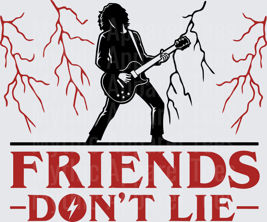 Stranger Things Eddie Munson Guitar Solo Friends Don't Lie