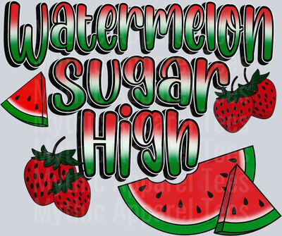 Watermelon sugar high Song Lyrics DTF Summer Transfers