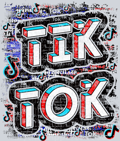 Tik Tok DTF Pop Culture Transfers