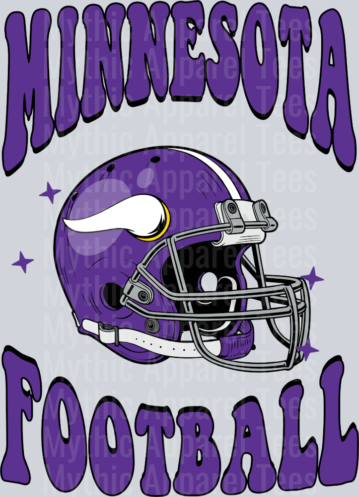 AZ1314 NFL FOOTBALL Minnesota Vikings football custom