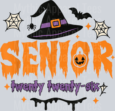 Halloween Pumpkin Senior 2026 Class of 2026 Seniors T-Shirt
