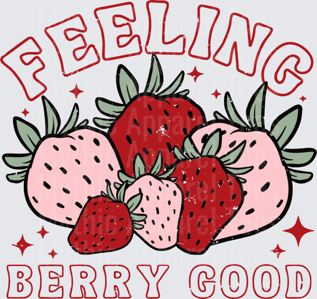 Strawberry Shortcake Feeling Berry Good Retro Fruit Cluster