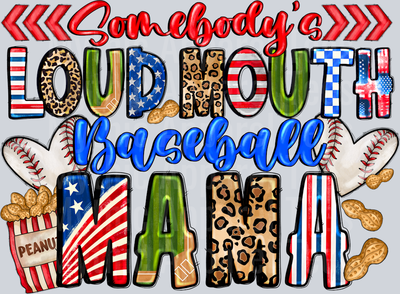 Somebody's Loud Baseball Mama
