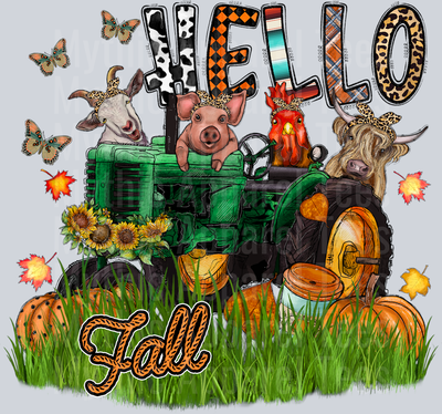 Hello Fall 2 Tracker and farm animlas