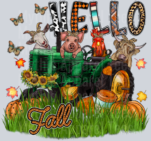 Hello Fall 2 Tracker and farm animlas
