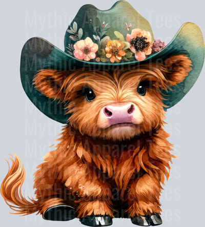 Western highland Cow 4 2 DTF Western Highland Cow Transfers