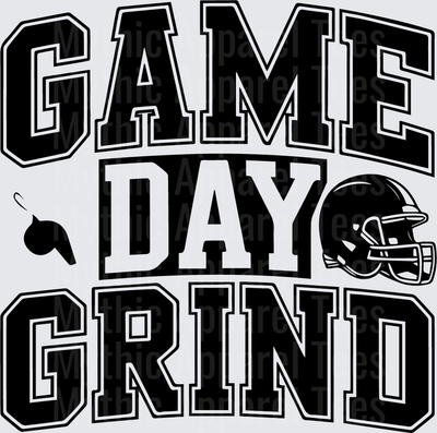 American Football Game Day Grind Bold Varsity Helmet Whistle