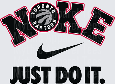NIKE NBA Teams Toronto Raptors Swoosh Just Do It Mashup