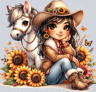 Brown Hair Cowgirl 2