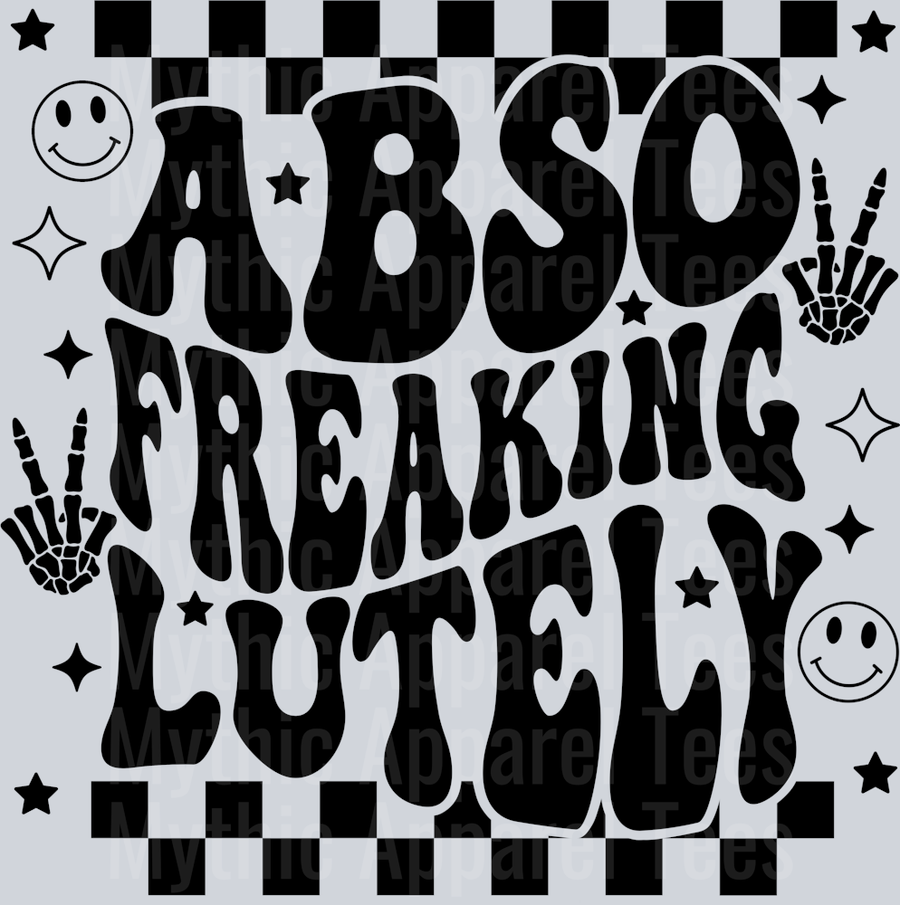 Absofreakin black