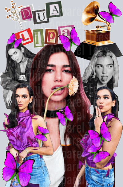 Dua Lipa 2 DTF Pop Culture Transfers