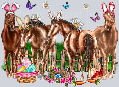 Easter Horses Western Easter