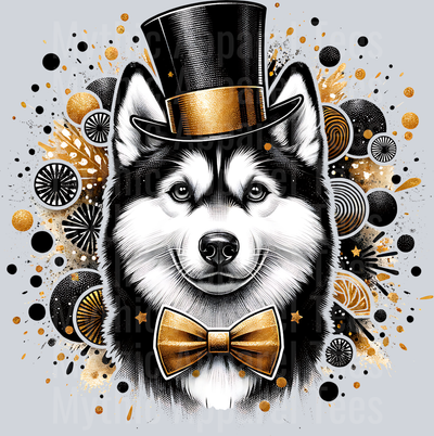 NEW YEARS HUSKY