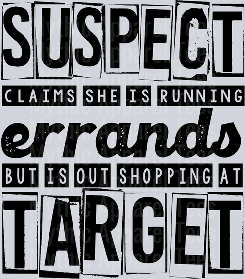 Suspect Claims She Is Running Errands But is Shopping At Target DTF Suspect Transfers