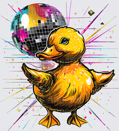 Jeep Ducks Groovy Baby Duck Dancing With Disco Ball Sparks