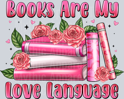 Books Are My Love Language Valentines Day Book