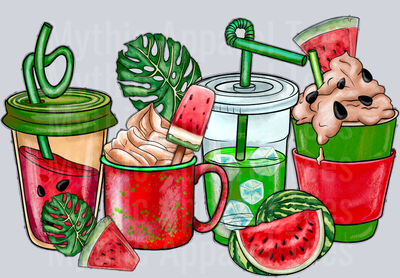 Watermelon Drinks Drinking Summer