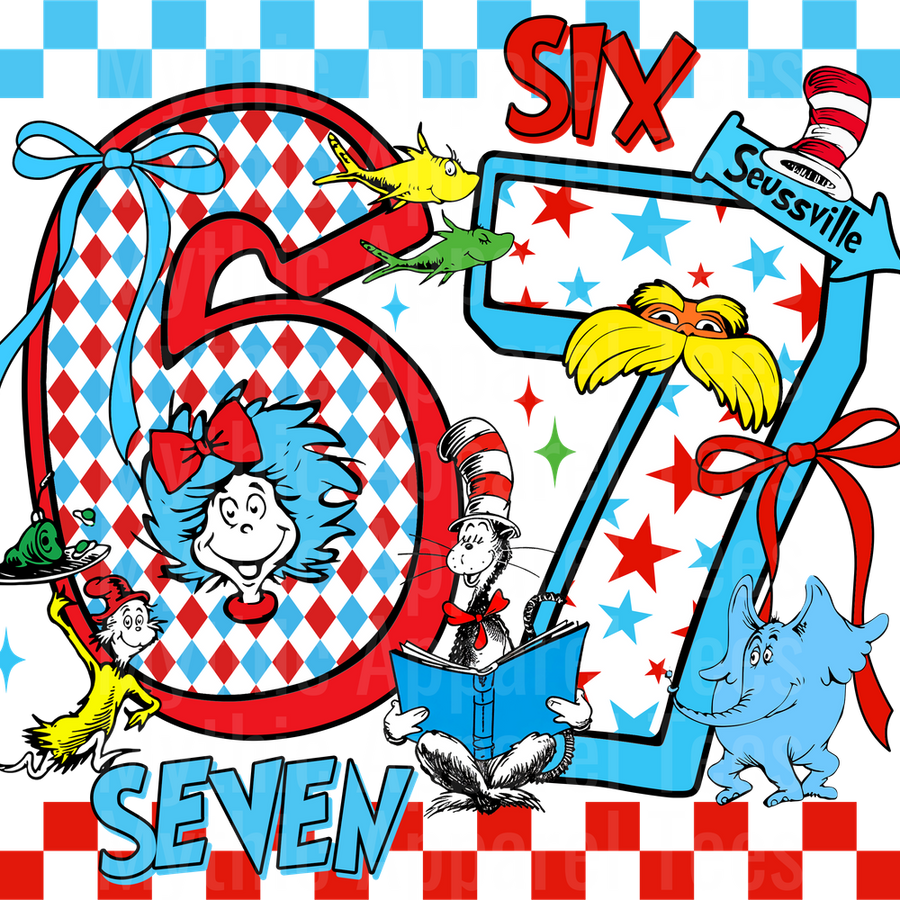 Dr Suess DTF Transfer