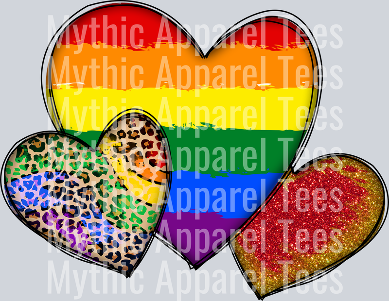 LGBTQ Hearts LGBTQ+ Transfer
