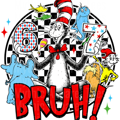 Dr Suess DTF Transfer