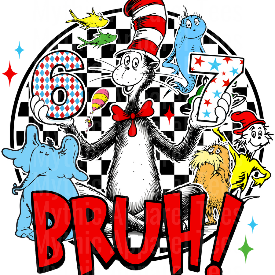 Dr Suess DTF Transfer