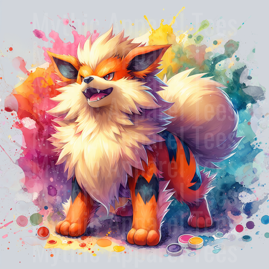 Arcanine Color Splash Pokemon Pop Culture