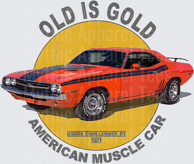 Challenger RT American Muscle Car 60s 70s T-Shirt