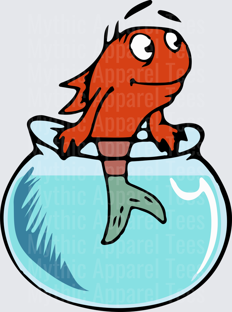 Dr. Seuss The Fish Popping Out of Bowl from One Fish Two Fish Red Fish Blue Fish