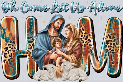 Oh come let us adore Religious Christmas