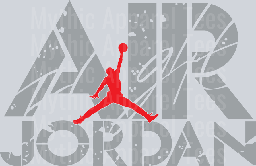 AIR JORDAN With Signature Michael Jordan Chicago Bulls Jordans Nike DTF Michael Jordan Transfers