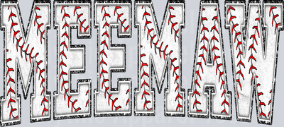 Baseball Meemaw School Spirit & Sports