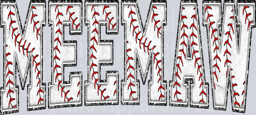 Baseball Meemaw School Spirit & Sports