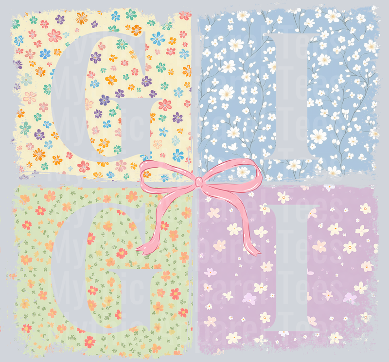 GIGI Floral Boxes DTF GIGI Transfers