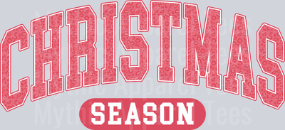 VARISITY CHRISTMAS SEASON PINK