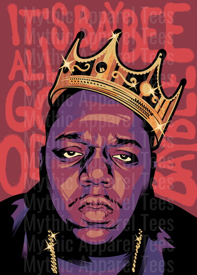 The Notorious BIG Rapper Pop Culture Rap Legend DTF Rapper Transfers